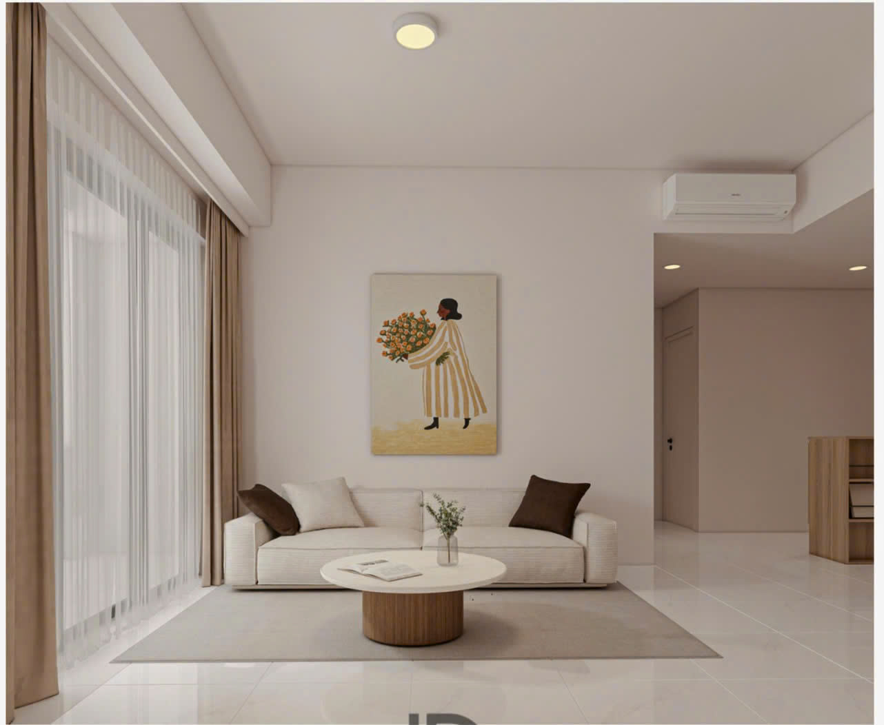 Cho thuê căn hộ Victoria Village, 2PN 2WC , Full