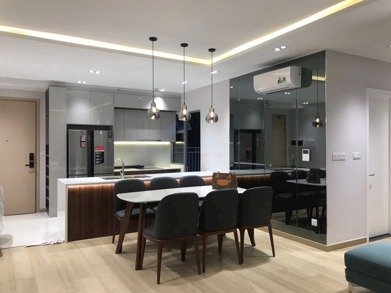 Cho thuê căn hộ Palm Heights 122m2 (3PN, Q2) full NT sang trọng, view sông, yên tĩnh, 26 triệu