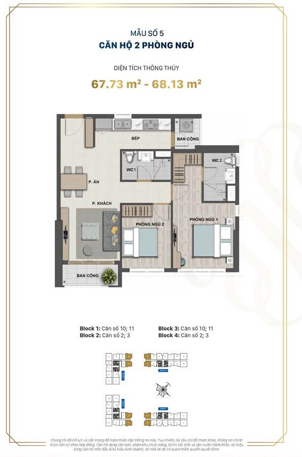Bán Căn Hộ 2PN Victoria Village | 67m2 Giá Tốt Q2